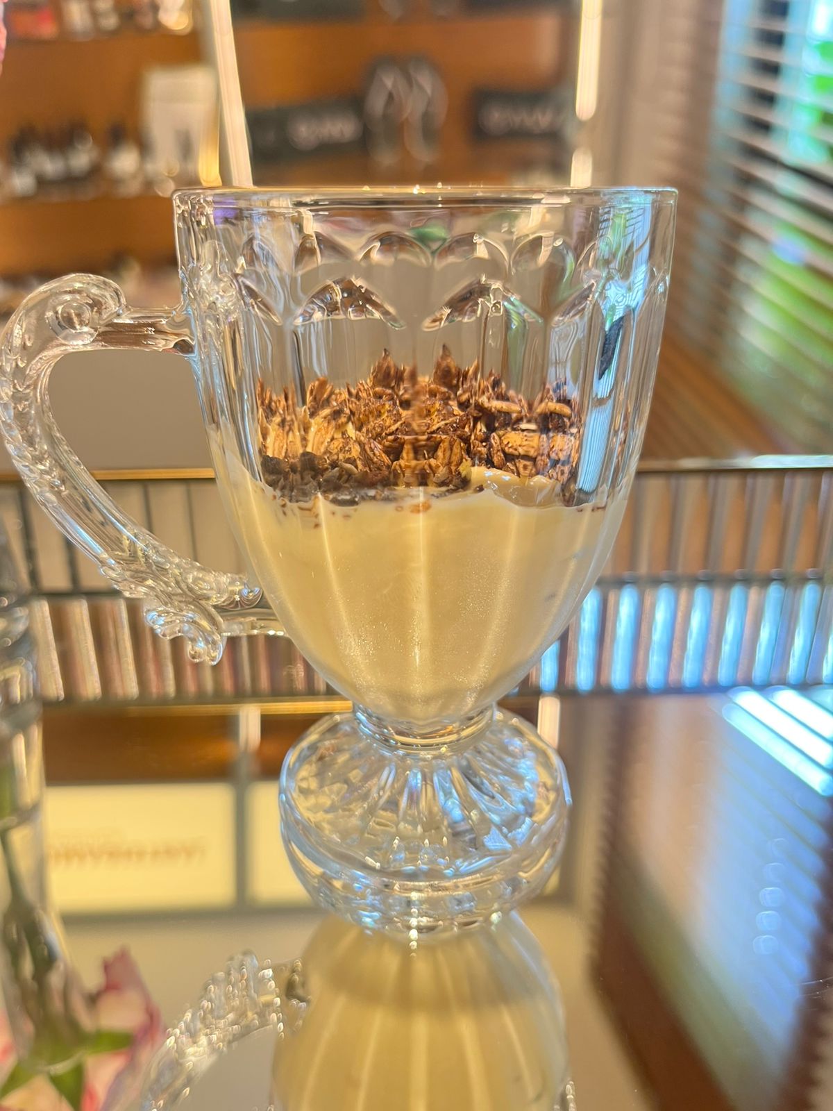 iogurte com granola sem glúten